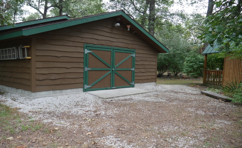 Back Door Detached Garage