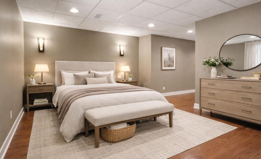 Basement Bedroom 1