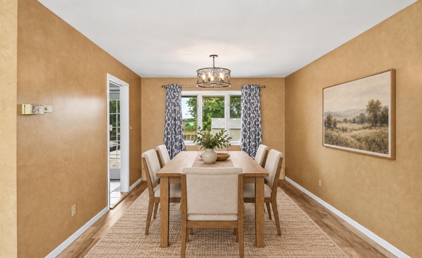 dining room virtual stage