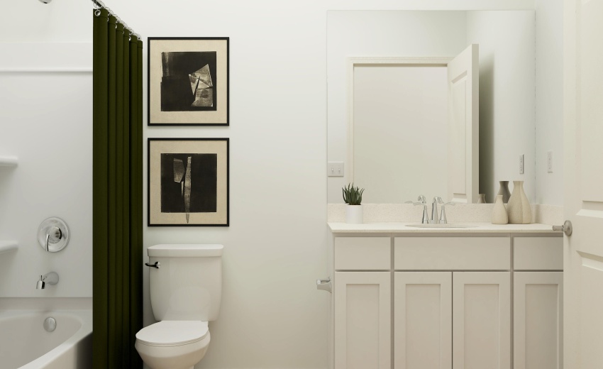 Hall bath