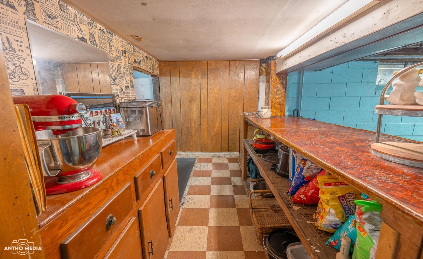 Basement extra counter space