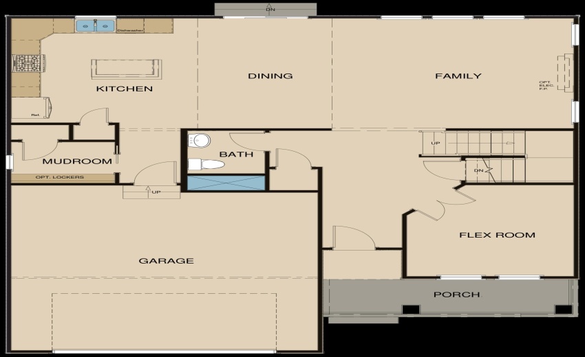 VBH - Henry - Floor Plan - First Floor -