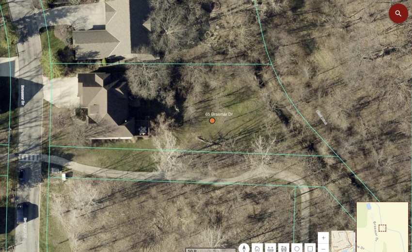 Tax Assessor Lot Lines-65 Braemar