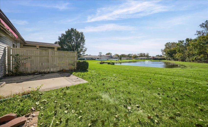 exterior back pond view Kleinman