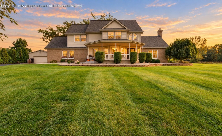 Luxury home in soft sunset light-2