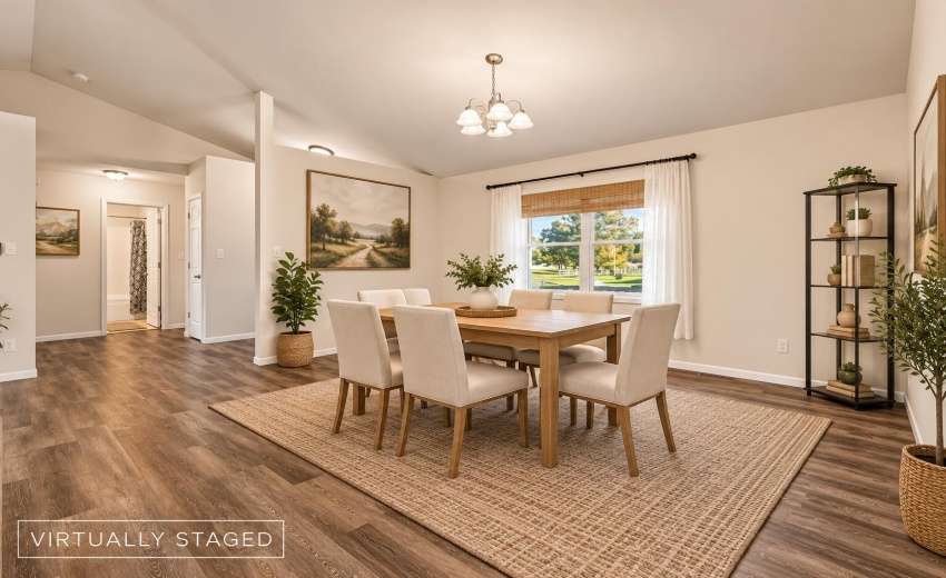 Warm Modern Dining Nook
