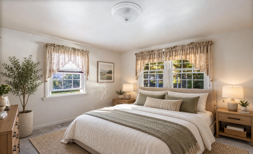 Masted bedroom