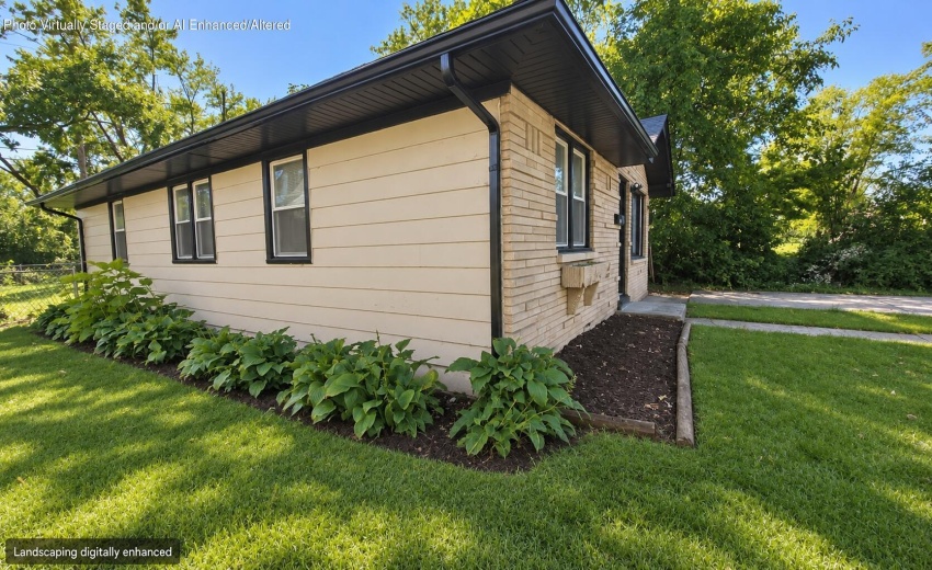 Balanced daylight exterior with refreshe