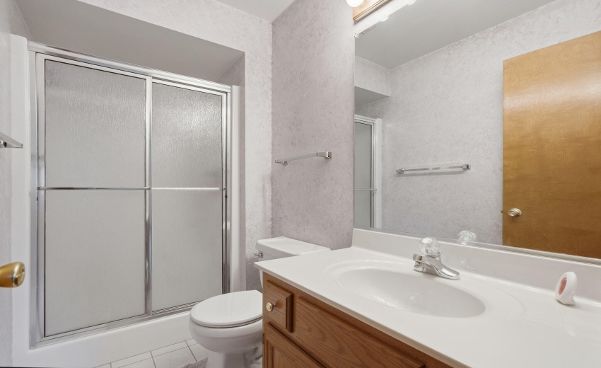 lower level 3/4 bathroom