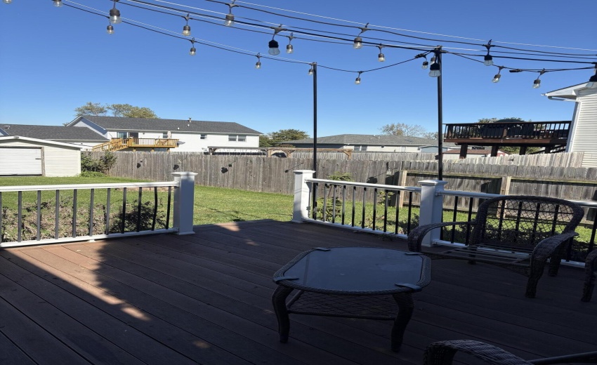 3219 Sarah st backyard deck