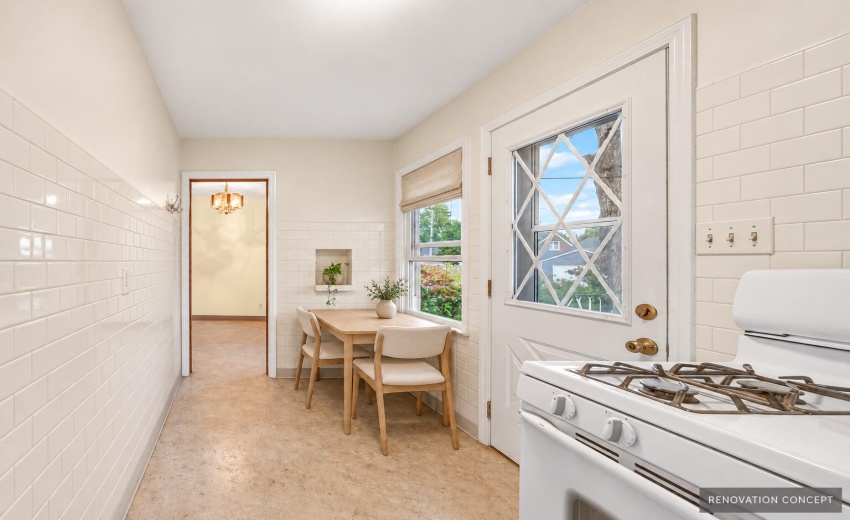 Warm Ivory Tile Kitchen Refresh