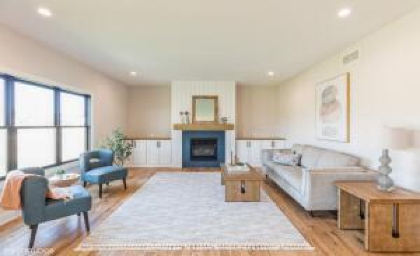 Fireplace included