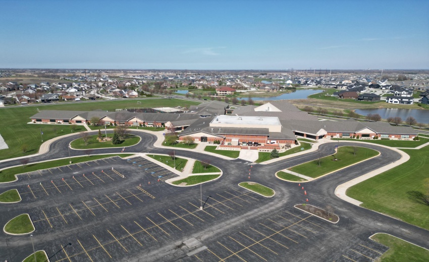 School in the subdivision