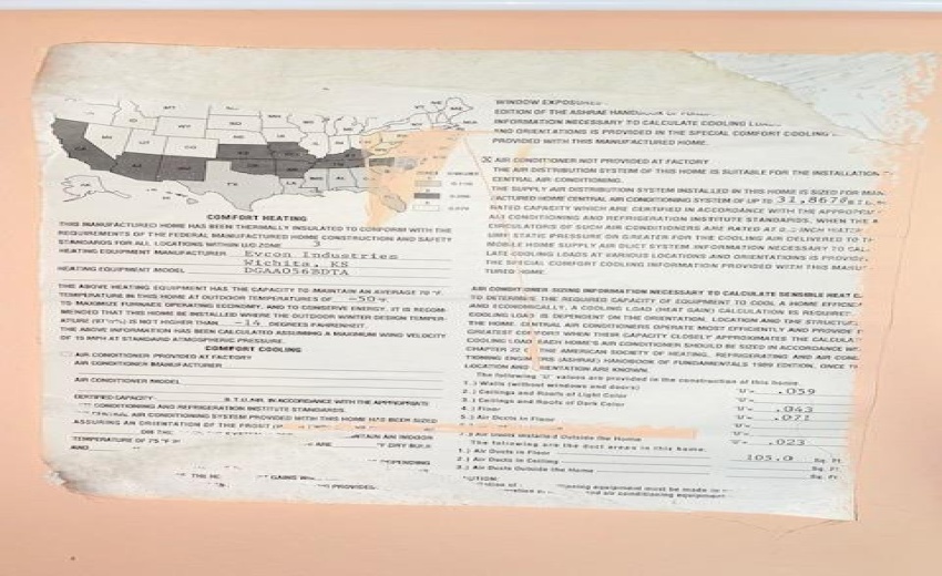 Manufactured House Data