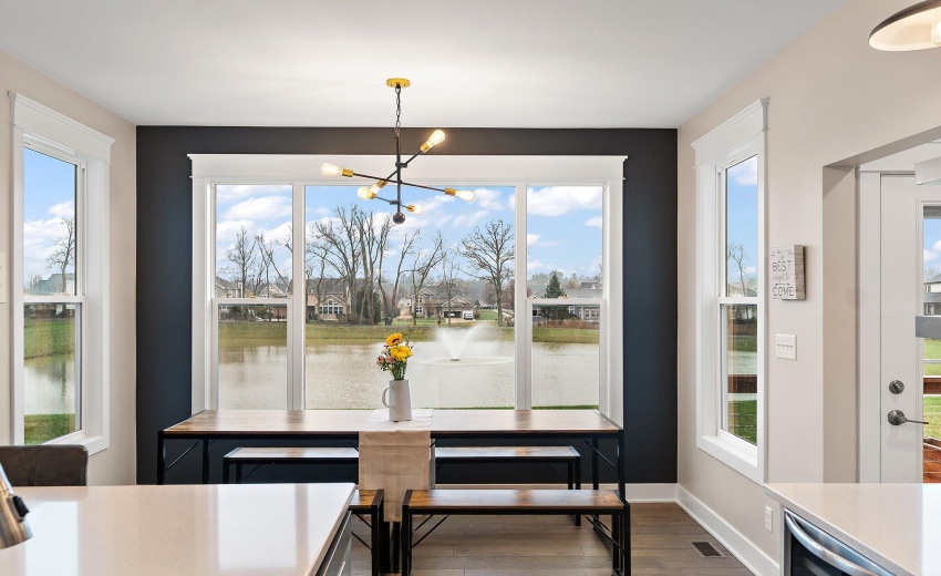 Pond Views from Dining space