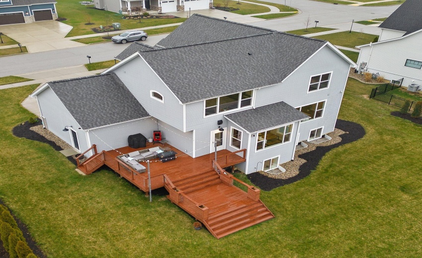 Freshly Stained Deck