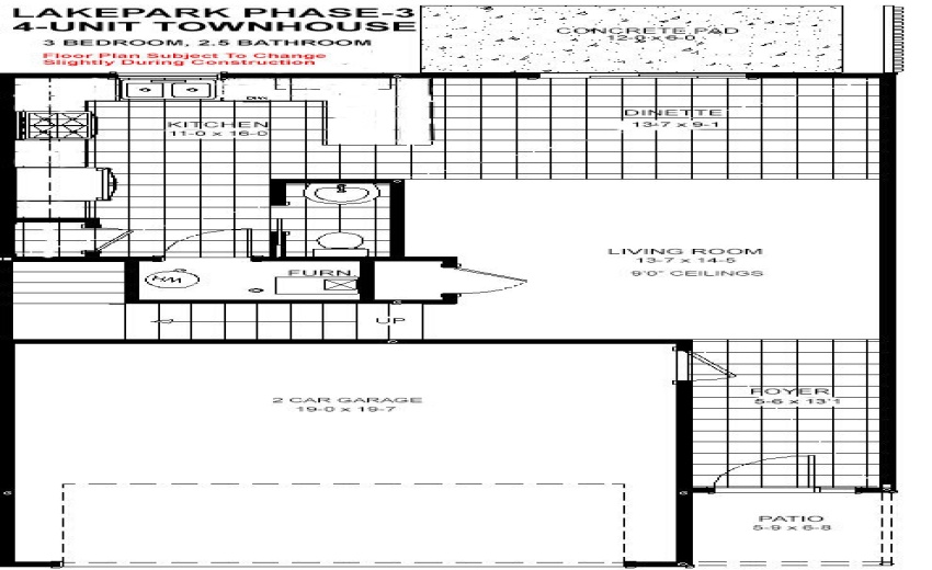 Hobart Main Floor Layout