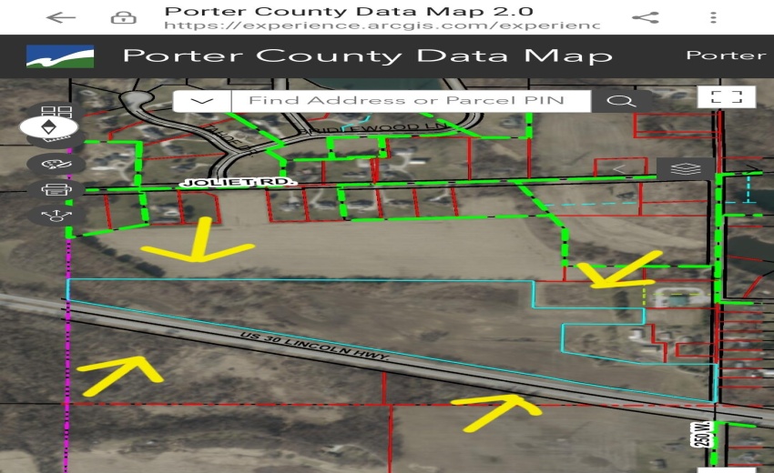 GIS of Rt30 and 250