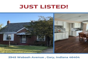 2945 Wabash Avenue, Gary, Indiana, 3 Bedrooms Bedrooms, 6 Rooms Rooms,2 BathroomsBathrooms,Residential,For Sale,Wabash,NRA533455