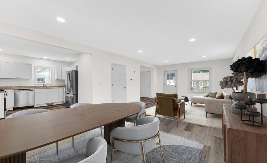 Dining and Living room