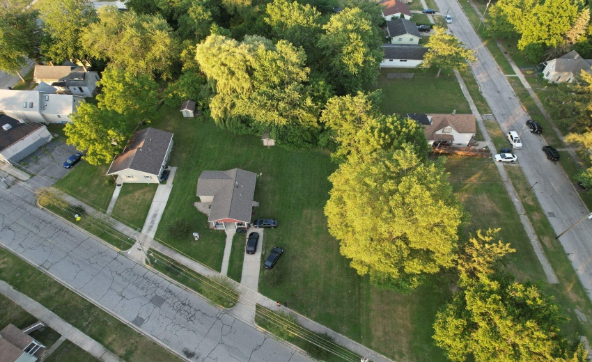 Lot is partially wooded