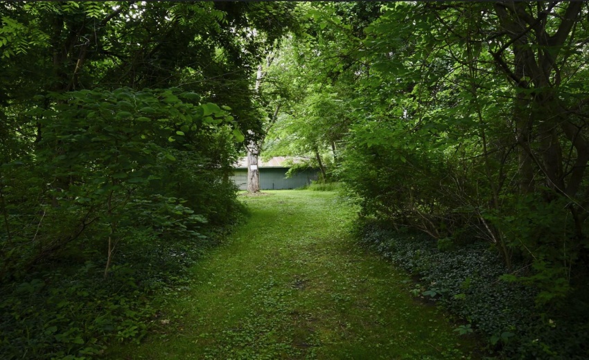 Path to Pole Barn