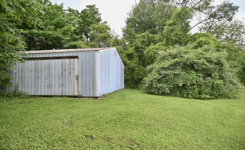 Back of Pole Barn