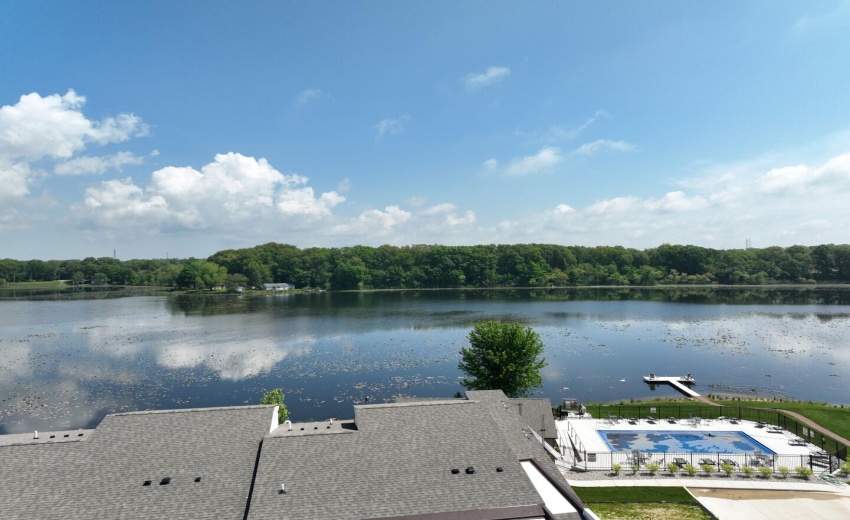 Spring aerial photo