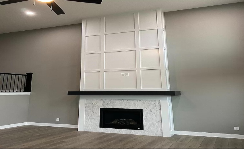 White Fireplace