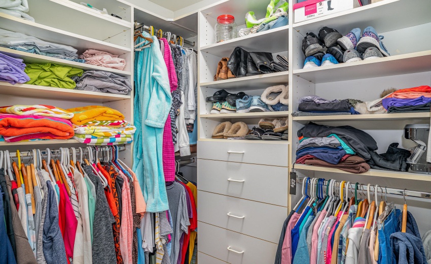 Master Suite Closet - Upper Level