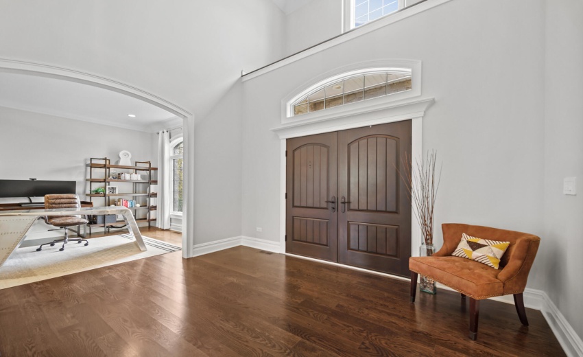 Inviting Front Double Door Foyer