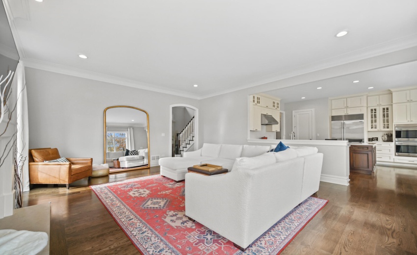 Living Room Open to Kitchen