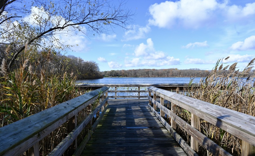 Stone lake walk out