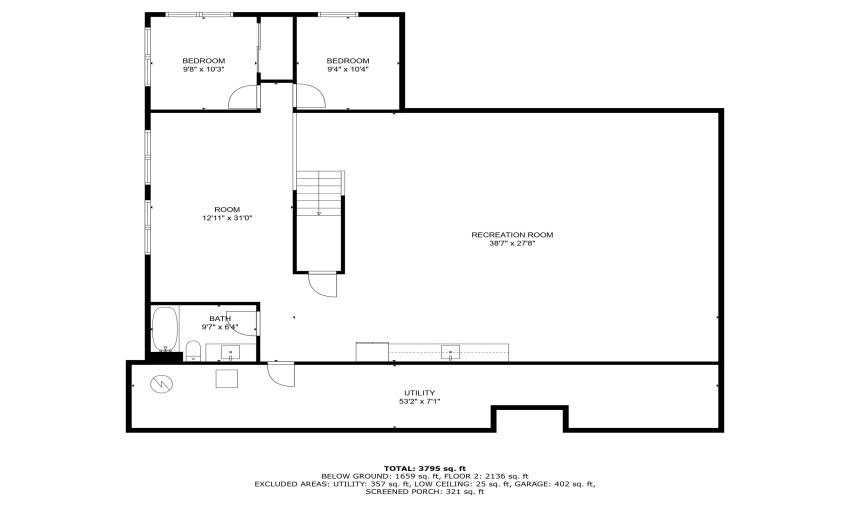2D Floor Plan for 198 Pinhook Drive