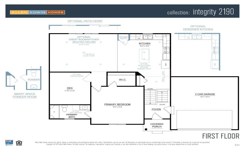 Integrity 2190 V8.1 First Floor