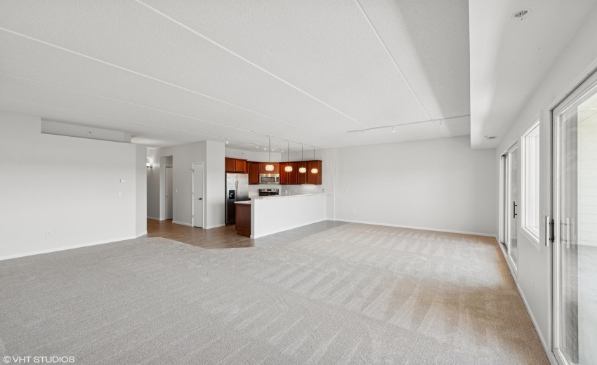 Spacious Great Room open to balcony