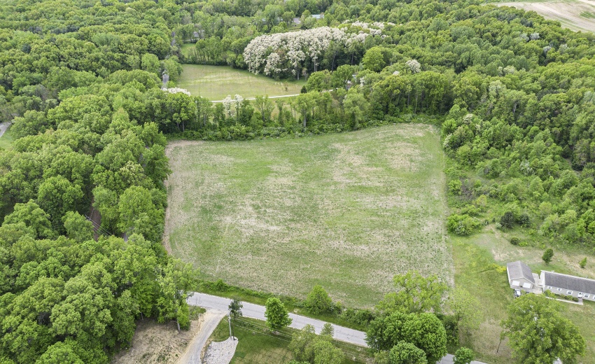 Top View looking South Springville Rd