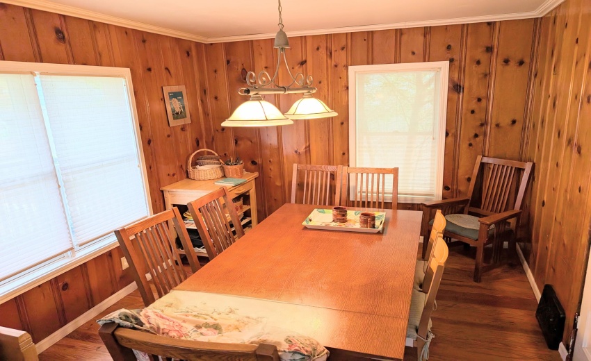Knotty Pine Dining Room