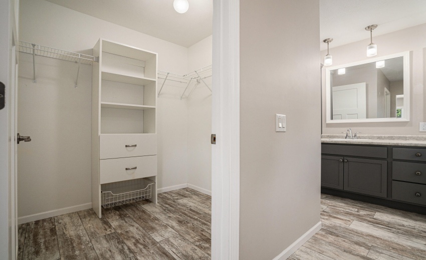 Primary bath/closet