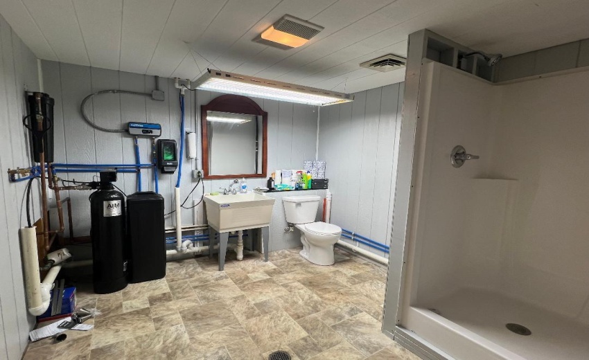 Pole barn Bathroom