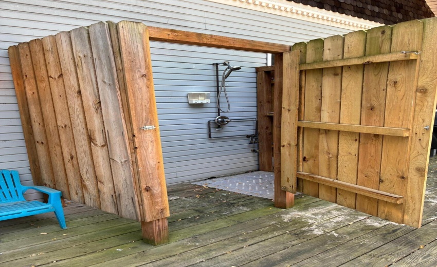 Seasonal Outdoor Shower