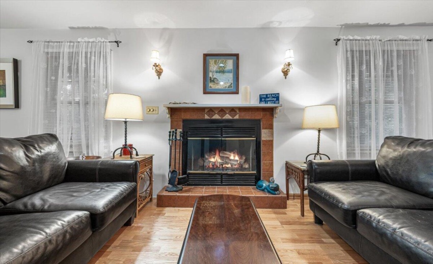 Fireplace in Gathering Space