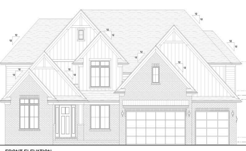 Front elevation lot417