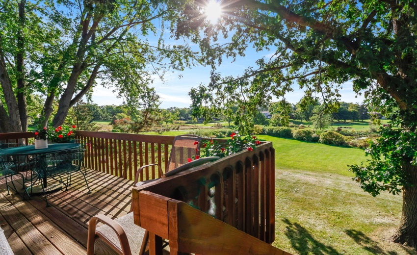 Gorgeous Golf Course views from Deck
