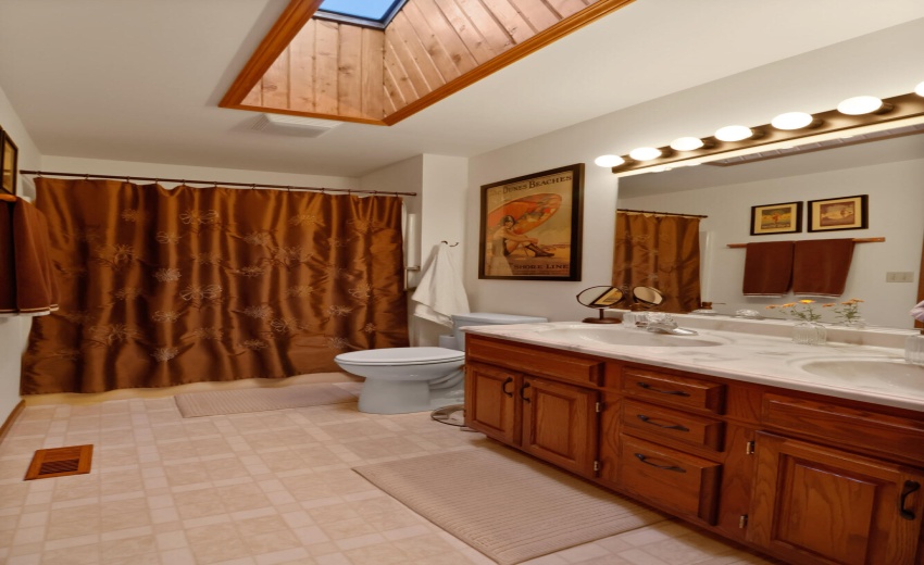 Skylight in Full Bath