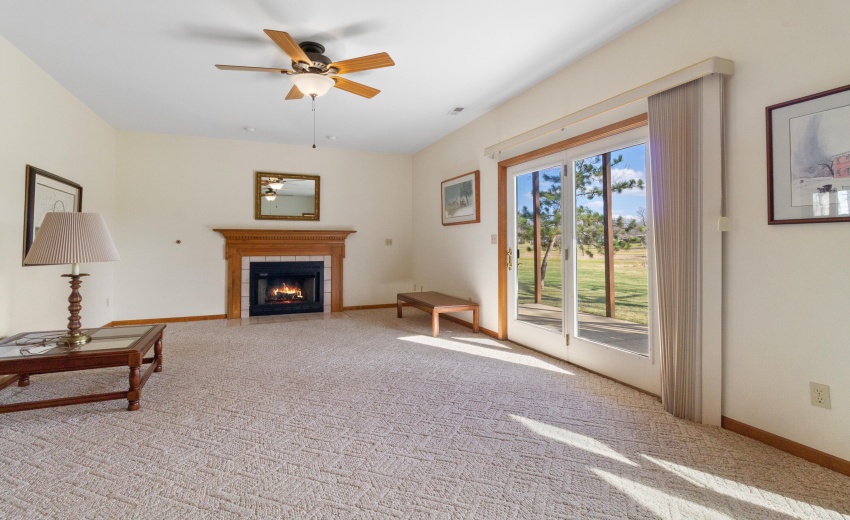 Fireplace with Heatilator