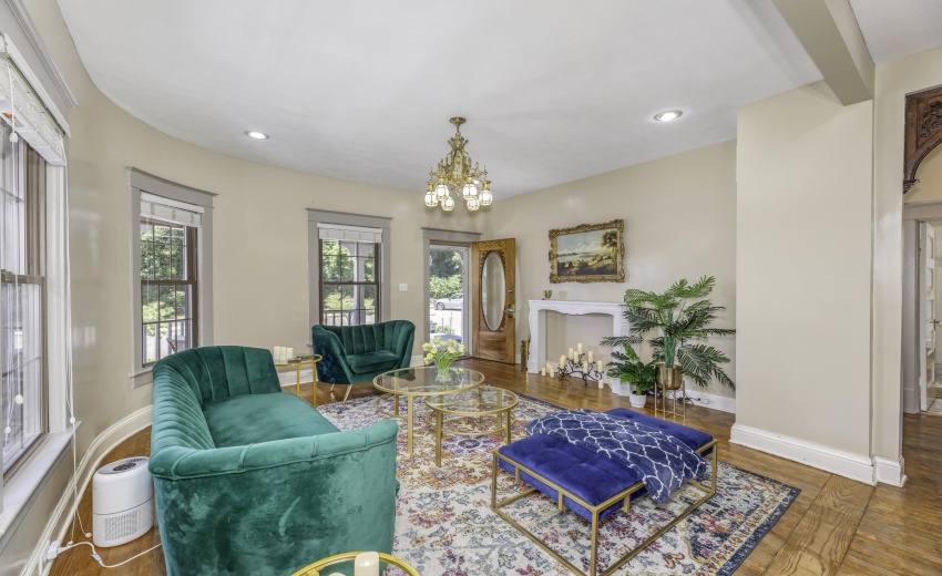 Living room side view