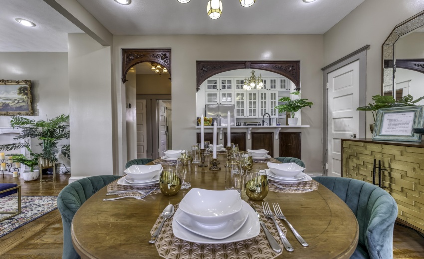 Dining room into kitchen view (1)