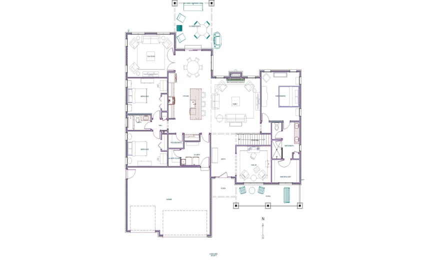 Floor Plan wFurniture HP 125