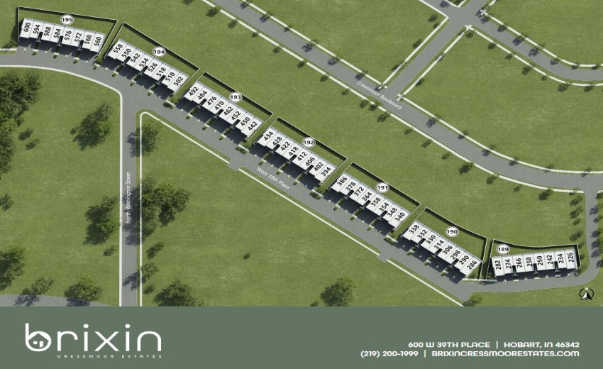Brixin Cressmoor Site Map
